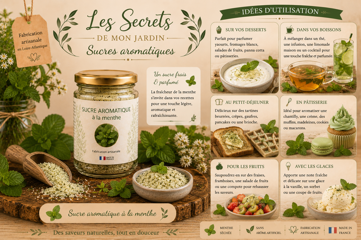 Sucre Aromatique de Menthe