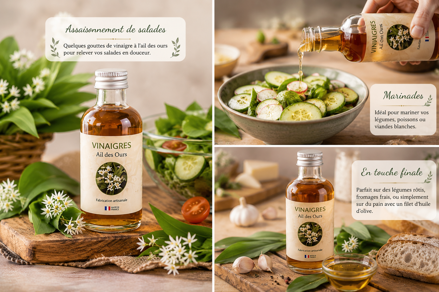 vinaigre ail des ours