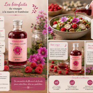 vinaigre mauve framboise