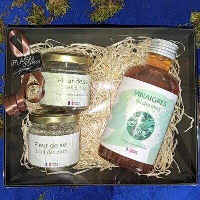 coffret vinaigre ,fleurs de sel