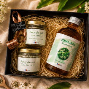 coffret vinaigre ,fleurs de sel