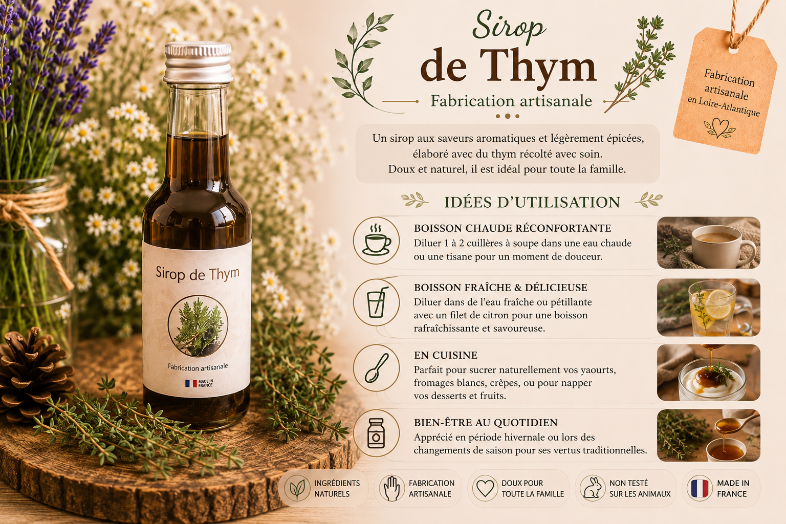 sirop de thym