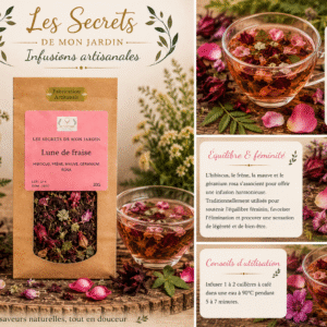 Tisane lune de fraise
